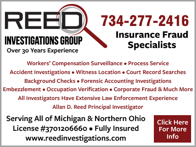 Reed Investigations Group Michigan Insurance Fraud Investigations