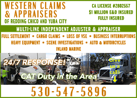 Western Claims & Appraisers of Redding Chico & Yuba City
